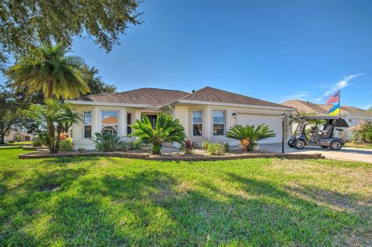 阳光之家附高尔夫球车在维拉村!(Sunny Home in the Villages w/ Golf Cart!)