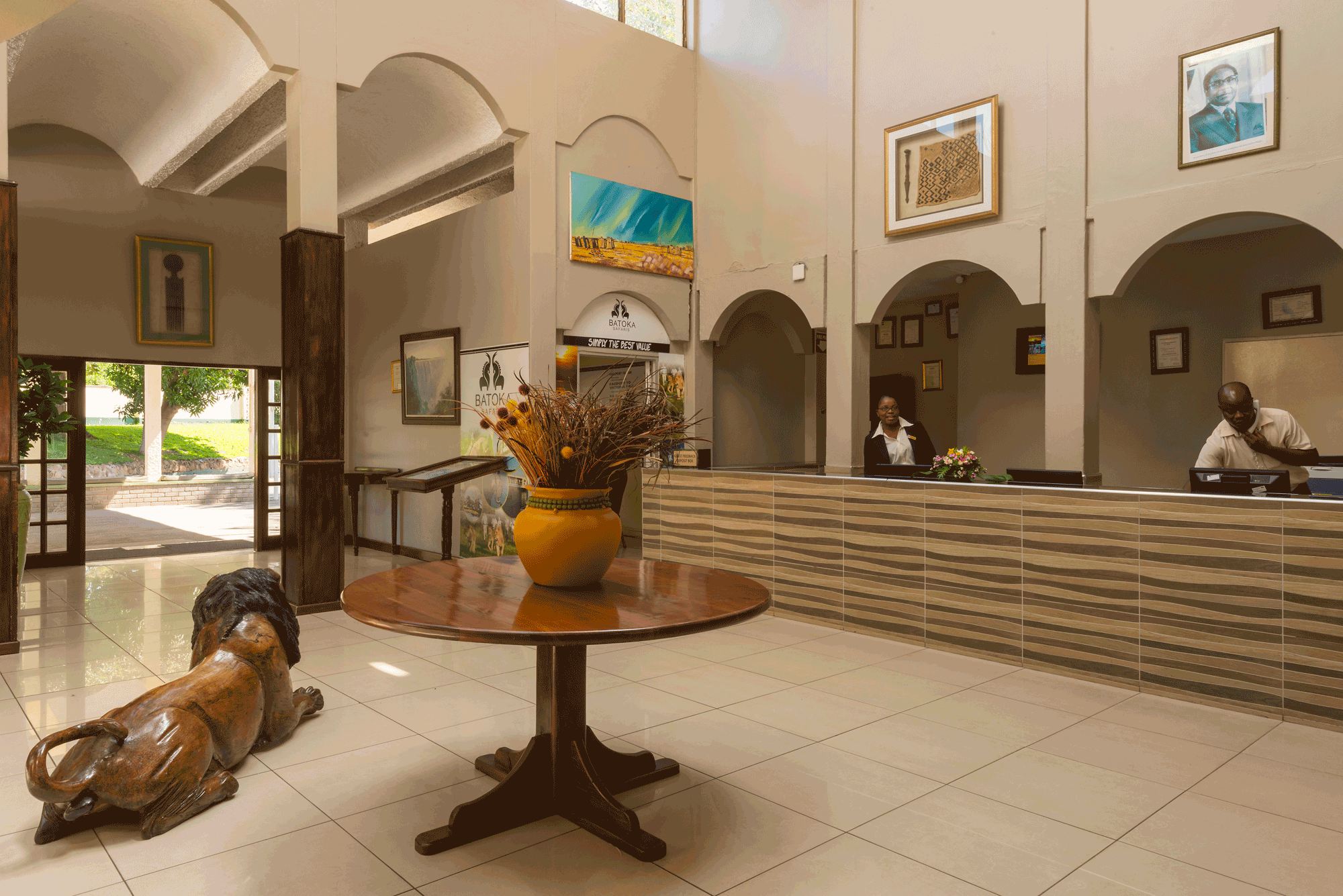 Victoria Falls Rainbow Hotel Over view