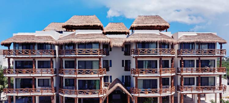 Nah酒店的Casa Astral豪华酒店(Casa Astral Eco Luxury Holbox Island - Sunset and Ocean View with Rooftop Pool)图片