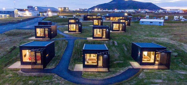 格林达维克港景小屋(Harbour View Cottages Grindavik)图片