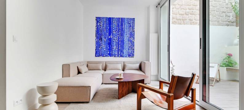 Charming aptt with patio - 2BD/4P - Monceau Park图片