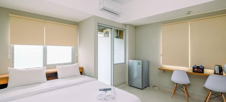 LRT City Jatibening的优雅宽景开间公寓(Elegant Wide View Studio Apartment at LRT City Jatibening)图片