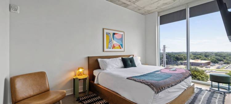 Rainey街公寓 | 恒温泳池 | 健身房 | 酒吧 | 奥斯汀市中心(Rainey St Condo | Heated Pool | Gym | Bar | DT Atx)图片