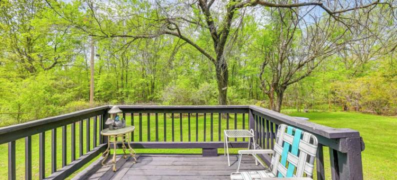 围栏庭院：近德克索马湖的古雅小屋(Fenced Yard: Quaint Cabin Near Lake Texoma!)图片