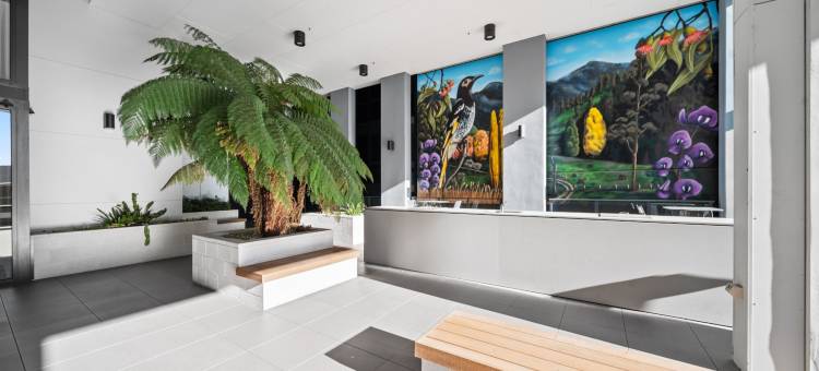 堪培拉中央商务区时尚两卧室公寓(Stylish 2-Bed Apartment in Canberra CBD)图片