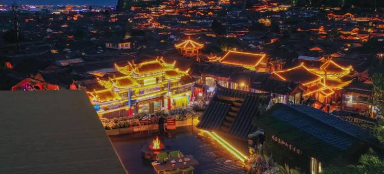 Echo良栖山舍·晚风惬观雪山古城全景度假酒店(丽江古城大水车店)图片