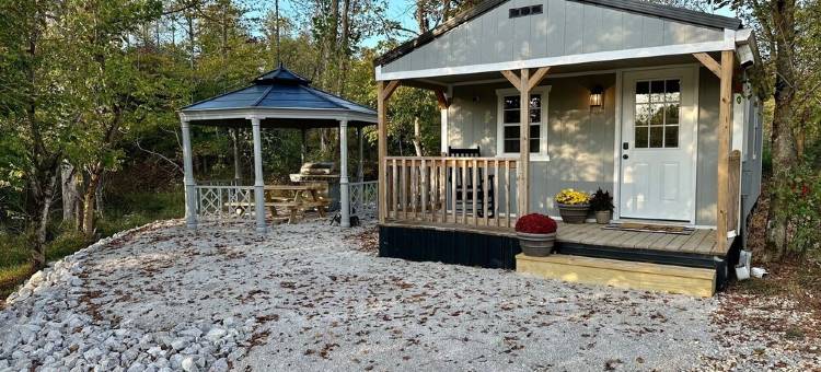 This tiny cabin is a peaceful place complete with stocked pond and kayaks!图片