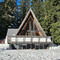 Private, alpine modern A-frame near lake & lifts with firepit & wood stove
