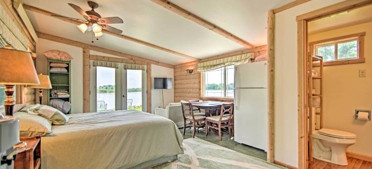 和平的霍里肯工作室，享有洛克河入口！(Peaceful Horicon Studio w/ Rock River Access!)图片