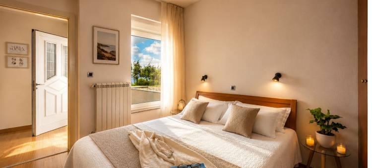 特拉马吉卡豪华公寓或带私人停车场、露台和海景的房间(Terra Magica Deluxe Apartment or Room with Private Parking, Terrace and Sea View)图片