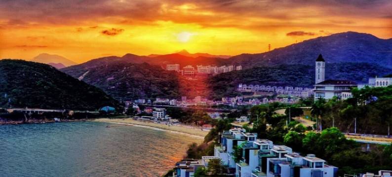 深圳东部溪涌海边全海景别墅图片