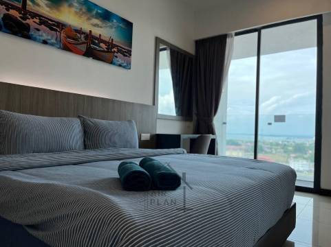 位于波德申海滨的公寓套间(55平方米)-带1个独立浴室(PD D'Wharf Cosy Premium Studio 10 - (Up to 6 Pax))