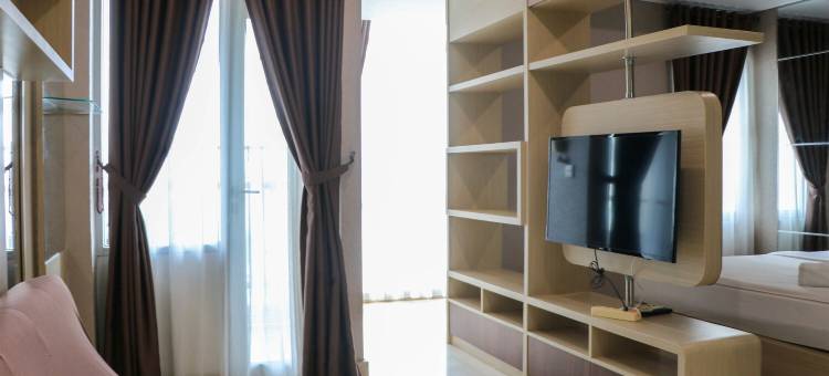 卡皮托公园豪华公寓的现代外观工作室公寓(Modern Look Studio Apartment at Capitol Park Residence)图片