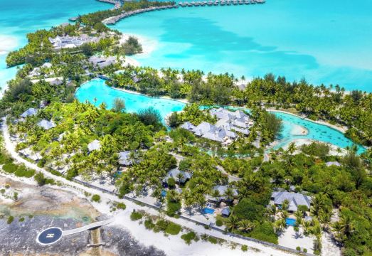 The St. Regis Bora Bora Resort Over view