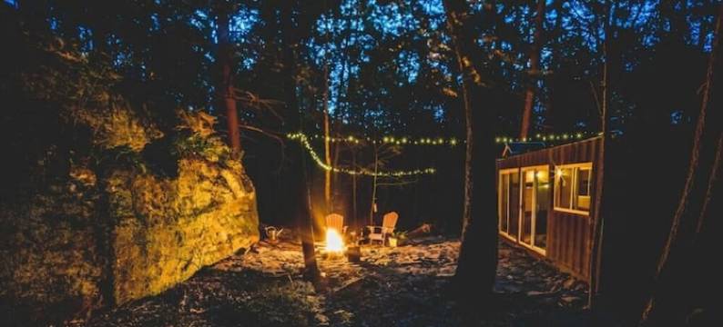 Container Cabin in the Catskills图片
