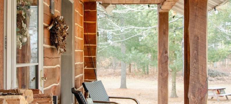 Lulu’s Lodge: Cozy Woods Cabin w/ Hot Tub + Stone Fireplace图片