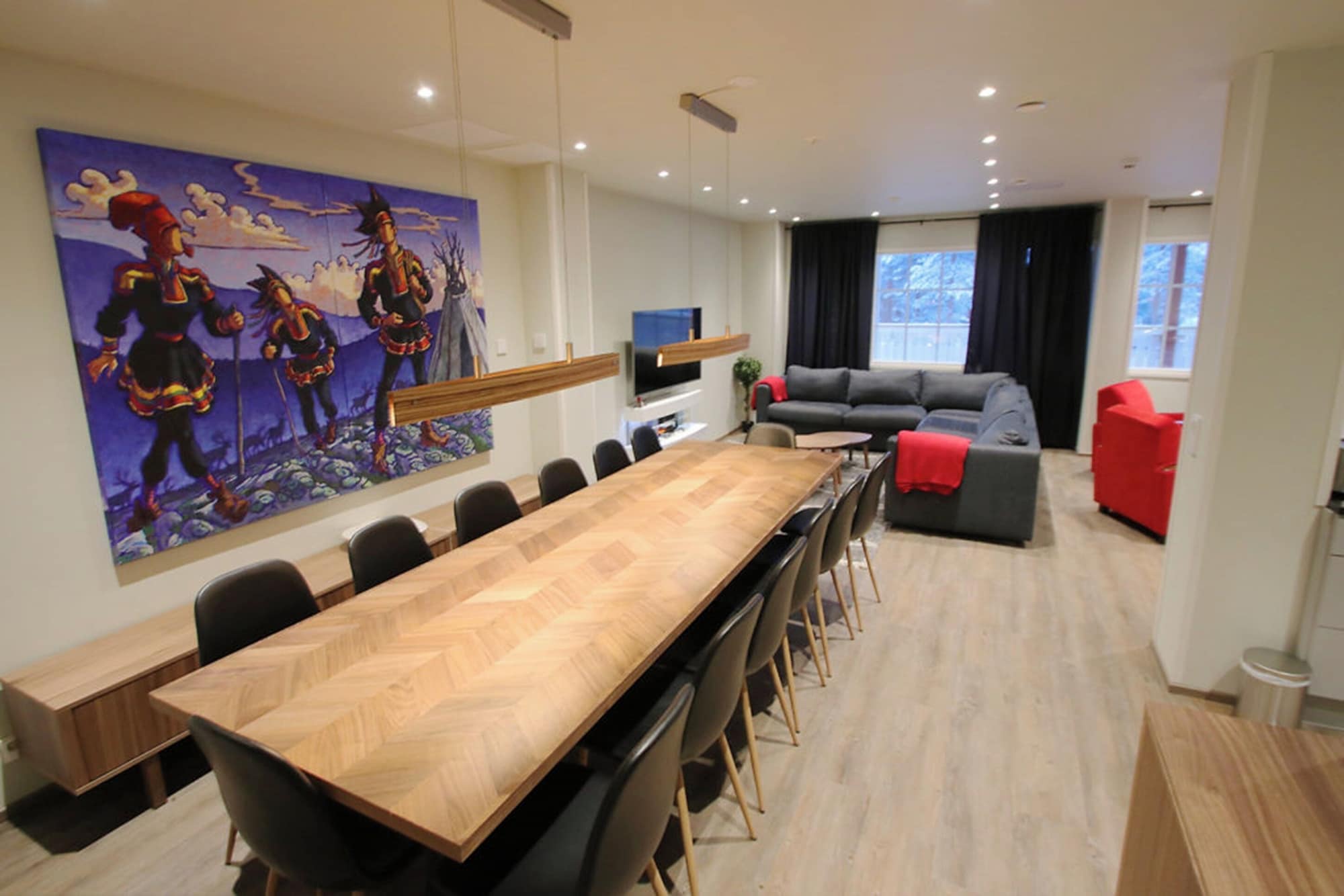 Hotel Hullu PoroOver view