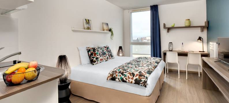 波尔多海事特内奥阿帕特公寓酒店(Ténéo Apparthôtel Bordeaux Maritime - Cité du Vin)图片