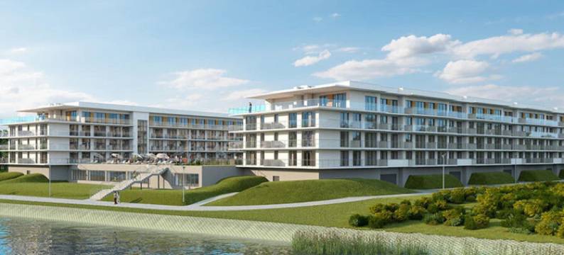 迪兹诺夫河边和海滩边的公寓(Apartment with Swimming Pool, Sauna)图片