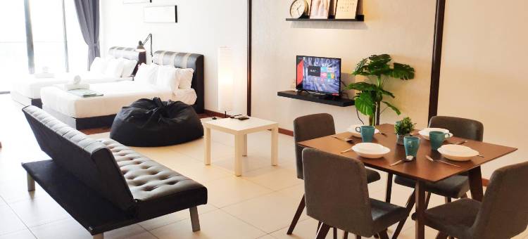 Homie 2-5Pax Studio Condo Near Gurney Drive 906图片