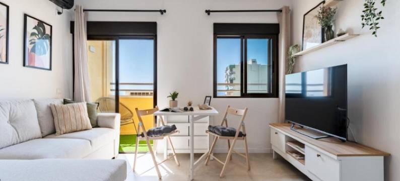 Studio in Aguadulce with Sea Views & Pool图片