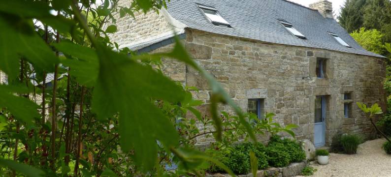Stone House in Huelgoat, Brittany图片
