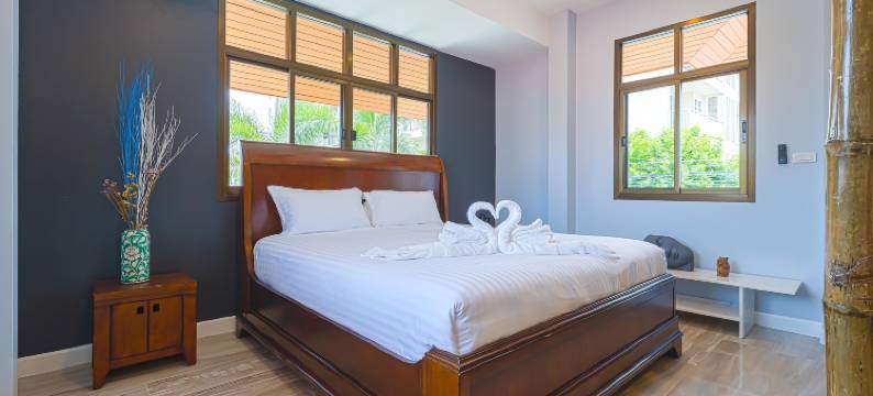 走到海滩的4卧室游泳池别墅HV(Pool Villa  4 Br Walking to Beach HV)图片