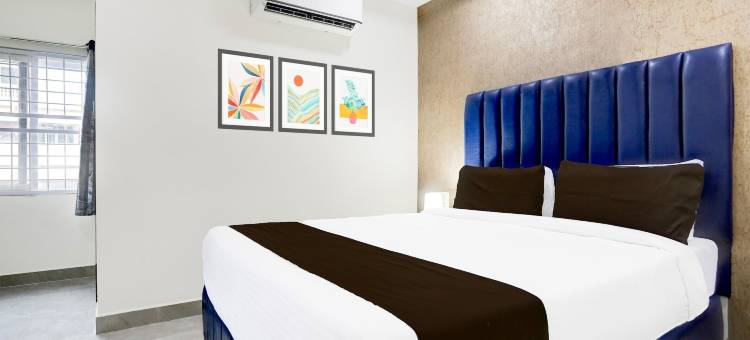 带双床的豪华蓝月酒店(Super Townhouse Khammam Formerly Bluemoon)图片