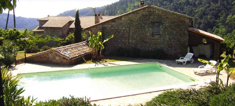 Stone cottage with shared pool, Chambonas图片