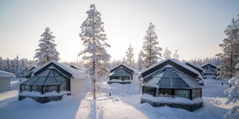 北極圈聖誕老人冰屋