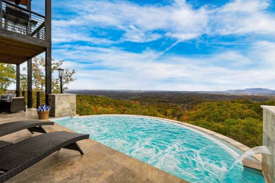 Infinity Pool and Game Room - Stunning Mountain Sanctuary