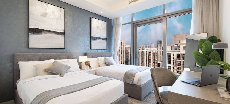 Paramount Midtown I 2BR Apartment Burj Khalifa View & Infinity Pool l Downtown图片
