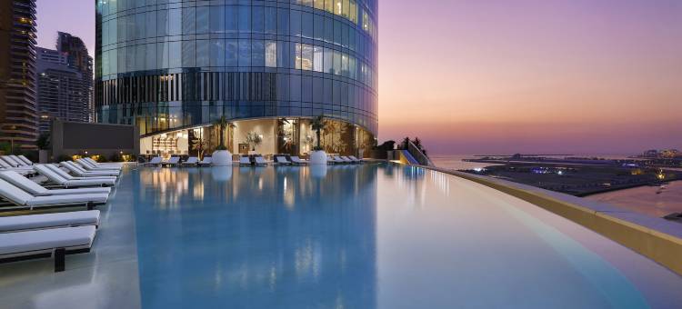 迪拜码头天空洲际酒店集团洲至奢选(Ciel Dubai Marina, Vignette Collection by IHG, the world’s tallest hotel.)图片