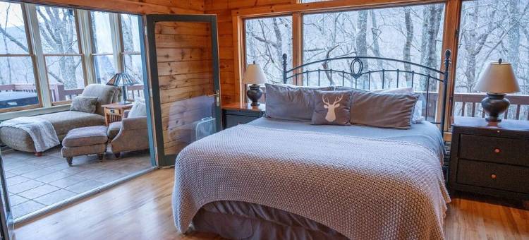 "View on a Whim” 豪华小屋，享绝美景观、影院、热水浴缸、徒步("View on a Whim” Luxury Cabin with Breathtaking Views, Theatre, Hot Tubs, Hiking)图片