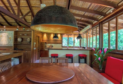 Exclusive 4BR Beachfront Villa with Chef, AC, WiFi in Lush Puerto Viejo Paradise Hotel Overview