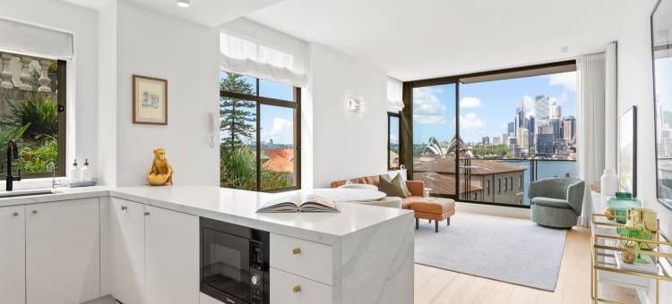 精品两卧室公寓享有壮丽悉尼海港景观(Boutique 2-Bed with Stunning Sydney Harbour Views)图片