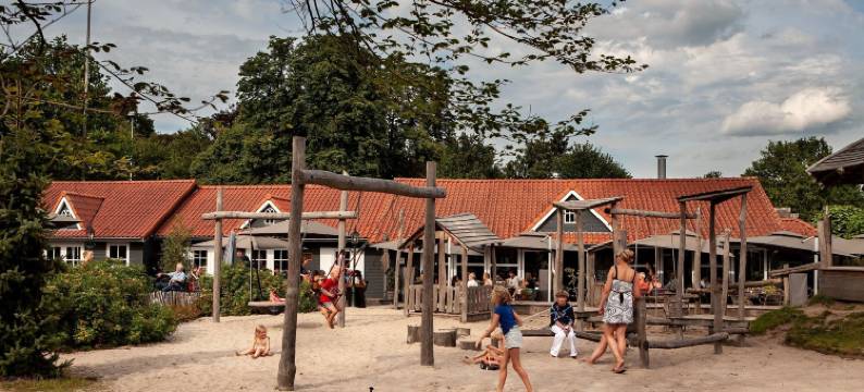 Bedafse Bergen的有露台的平房(Bungalow with a Terrace at Bedafse Bergen)图片