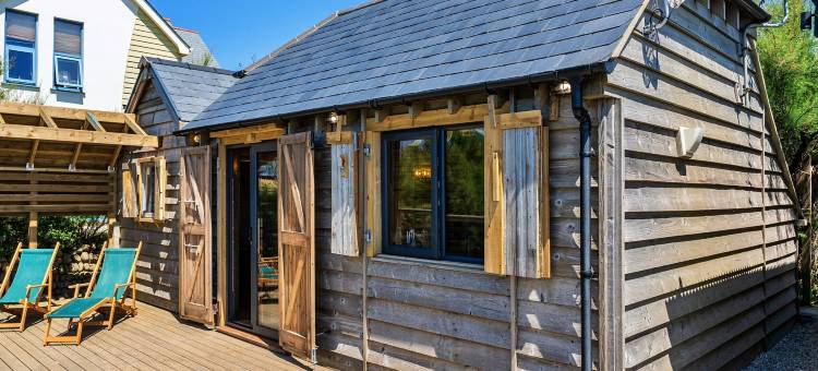 Lodge in Cornwall with Widemouth Bay Views图片