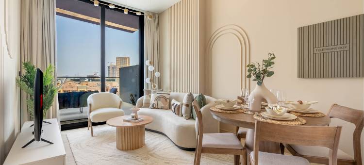 GuestReady - 居住港湾 | 宾哈提峰公寓(GuestReady - Residential Haven | Binghatti Crest)图片