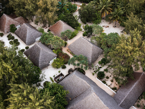 桑给巴尔哈库纳马威海滩小屋