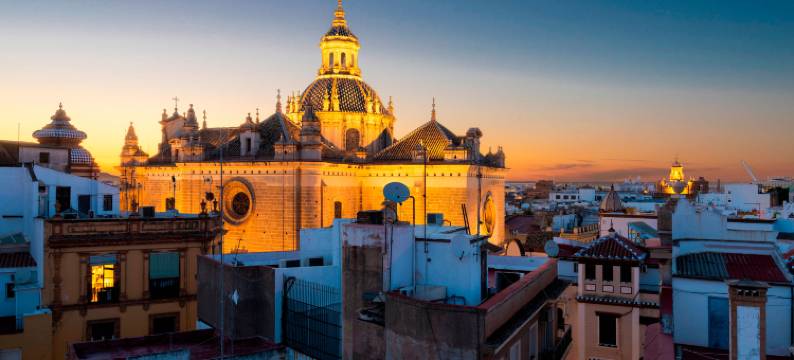 Spectacular 3BD duplex in heart of Seville. San Isidoro Terrace图片