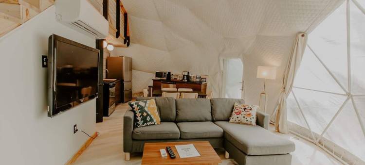 月光山谷圆顶小屋临近漂流(Moonshine Hollow Dome by Rafting)图片