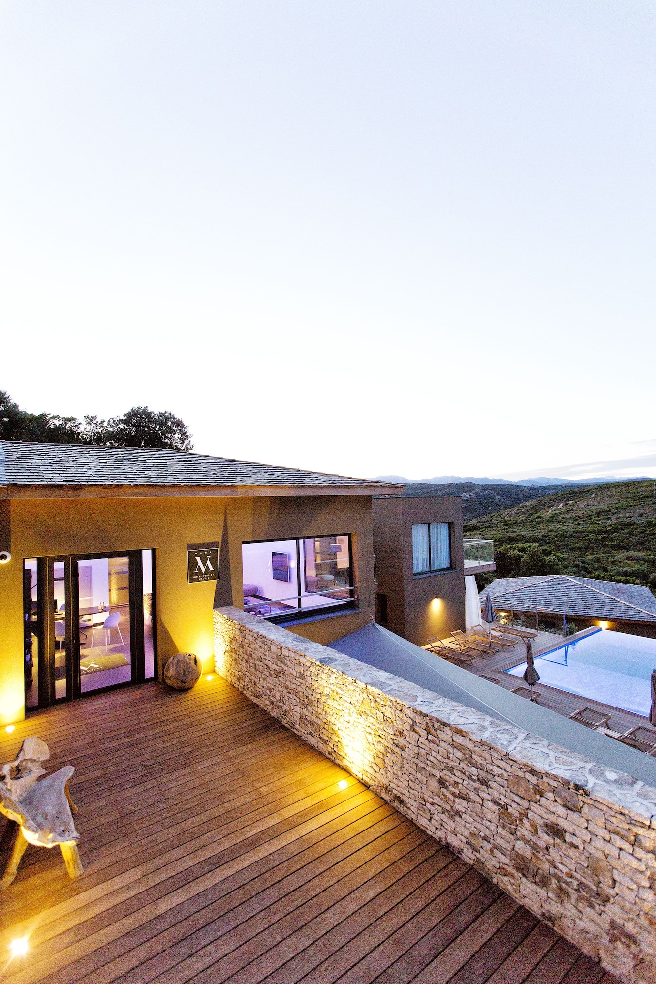 Hôtel Version Maquis Santa Manza Over view