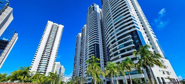 带泳池、按摩浴缸和健身房的高级公寓(Apartamento Premium c Piscina Jacuzzi e Academia)图片