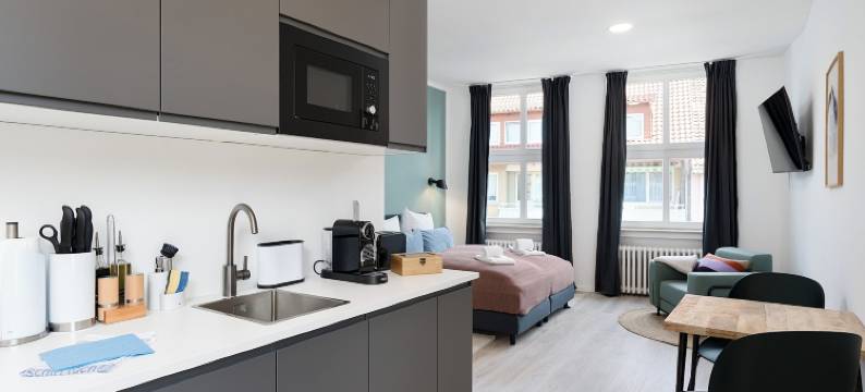 明亮的希尔德海姆昂古莱姆广场公寓(Bright Hildesheim Angoulemeplatz)图片