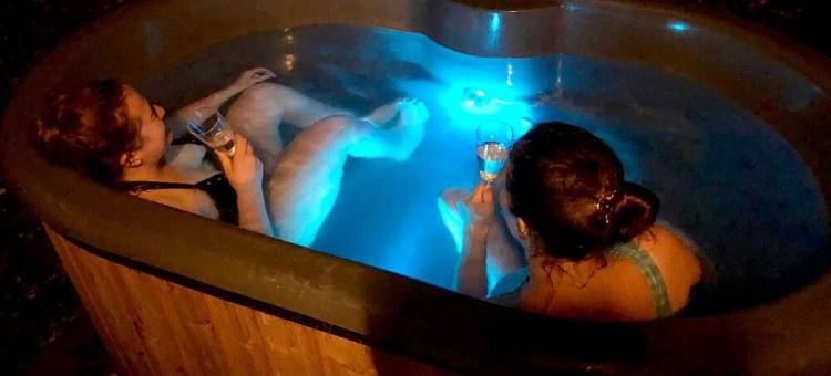 花楸树什罗普郡配有热水浴缸的林间静居山林小屋(Rowan Tree Lodge with Hot Tub, a beautiful Woodland Retreat in Shropshire)图片