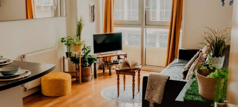 城市生活之心可爱波希米亚出租公寓(Lovely Bohemian Apartment in Heart of City Life)图片