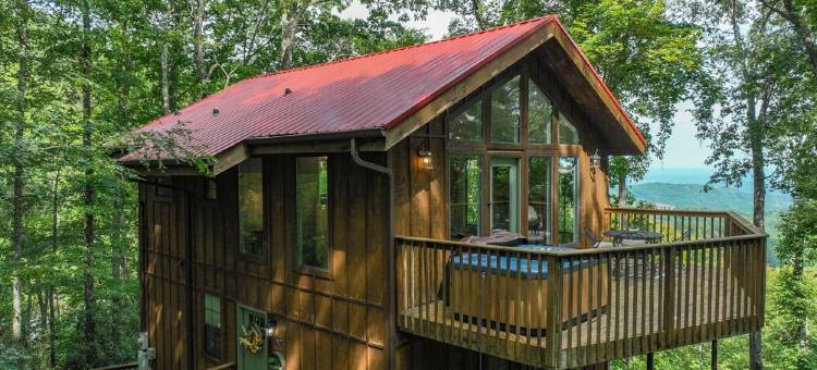 Spectacular View! /Wifi Minutes to downtown / Secluded / hot tub图片