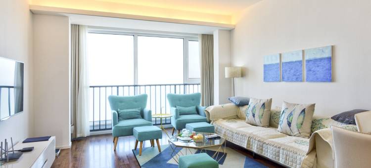国际海水浴场海景壹号一线海景威海梁小妹公寓(环海路分店)图片