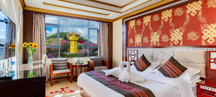 花筑·香格里拉一抹蓝美景酒店(独克宗古城店)图片